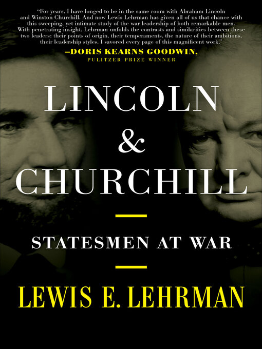 Title details for Lincoln & Churchill by Lewis E Lehrman - Available